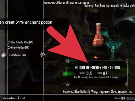 skyrim enchanting potion|how to make potion of smithing skyrim.